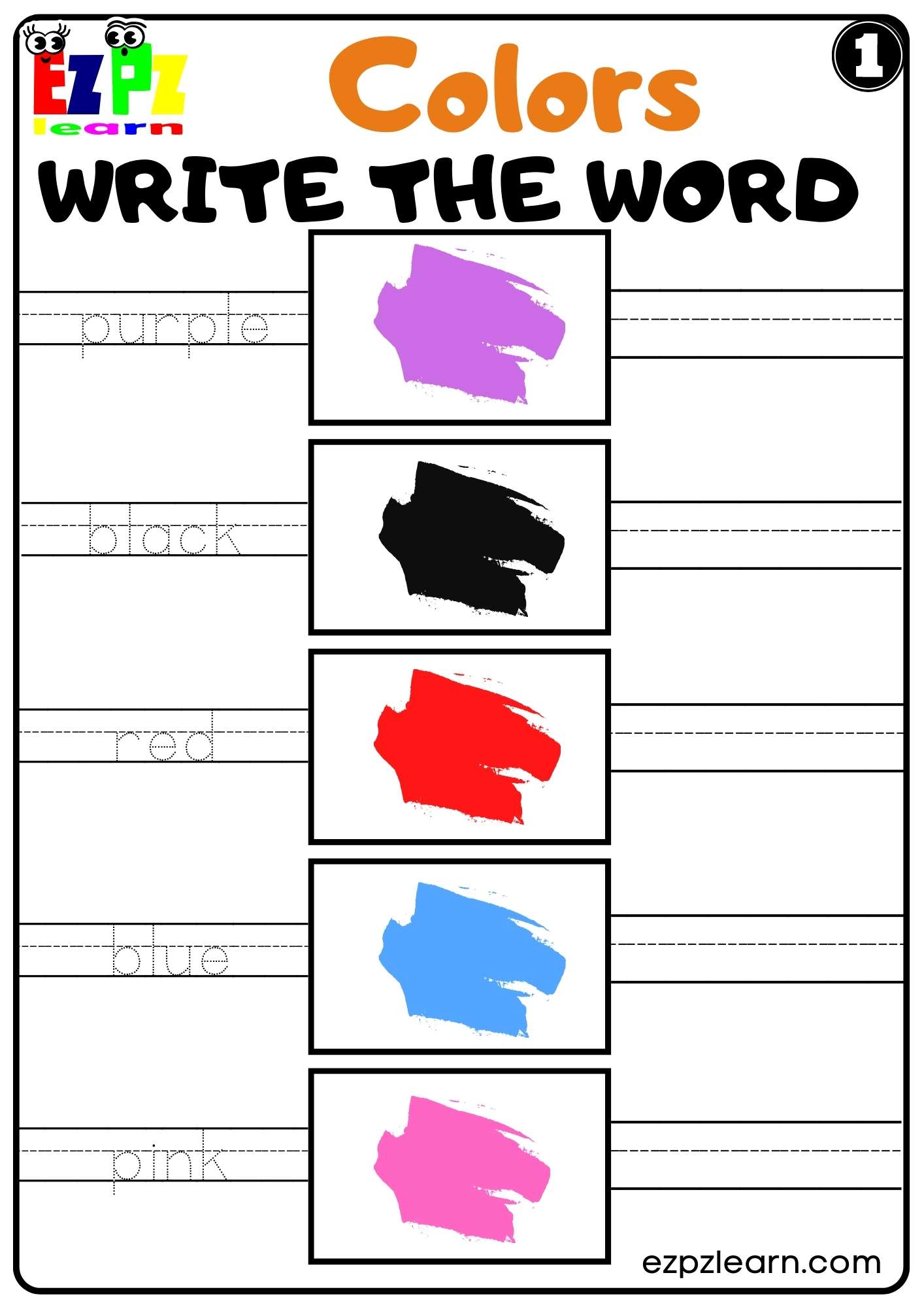 Colors - Ezpzlearn.com
